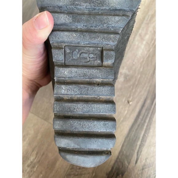 UGG Pax Chelsea Wedge Bootie Suede Dark Brown 10 - Picture 5 of 5